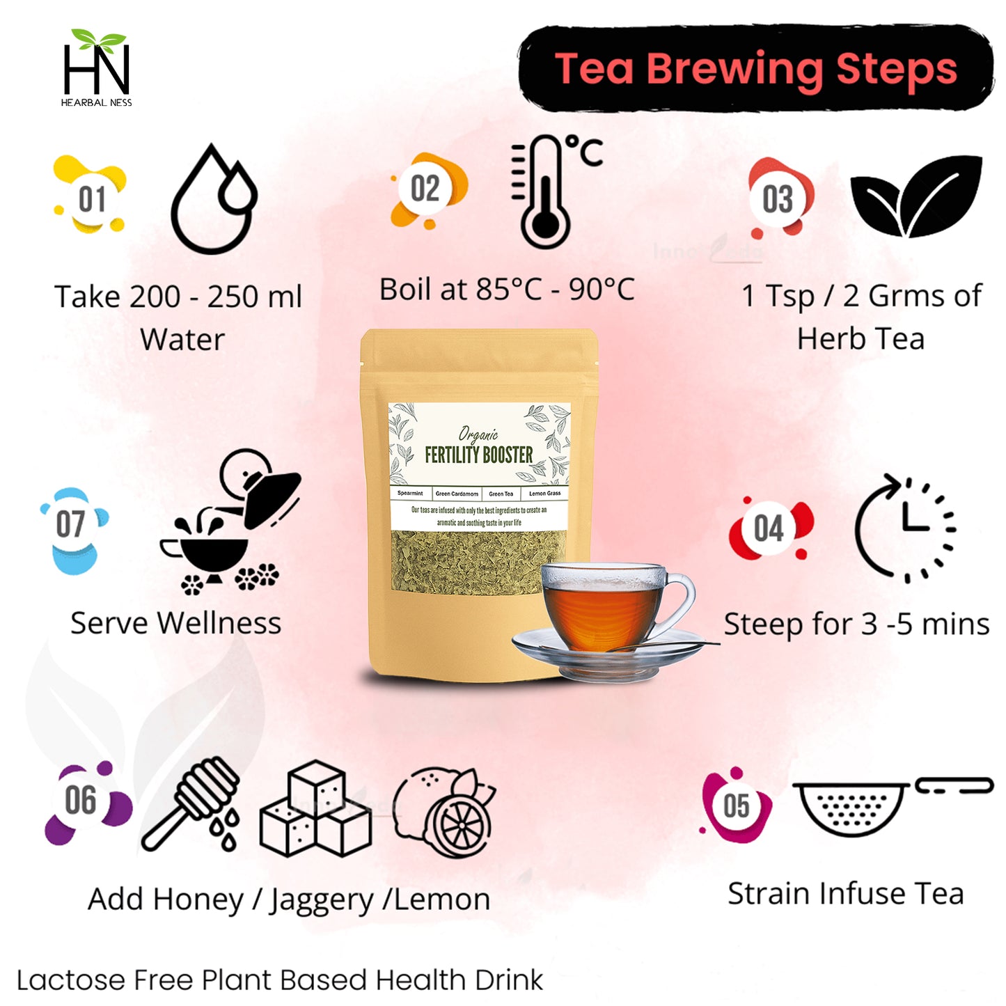 FERTILI TEA (30 TEA CUPS) 100 GRAMS