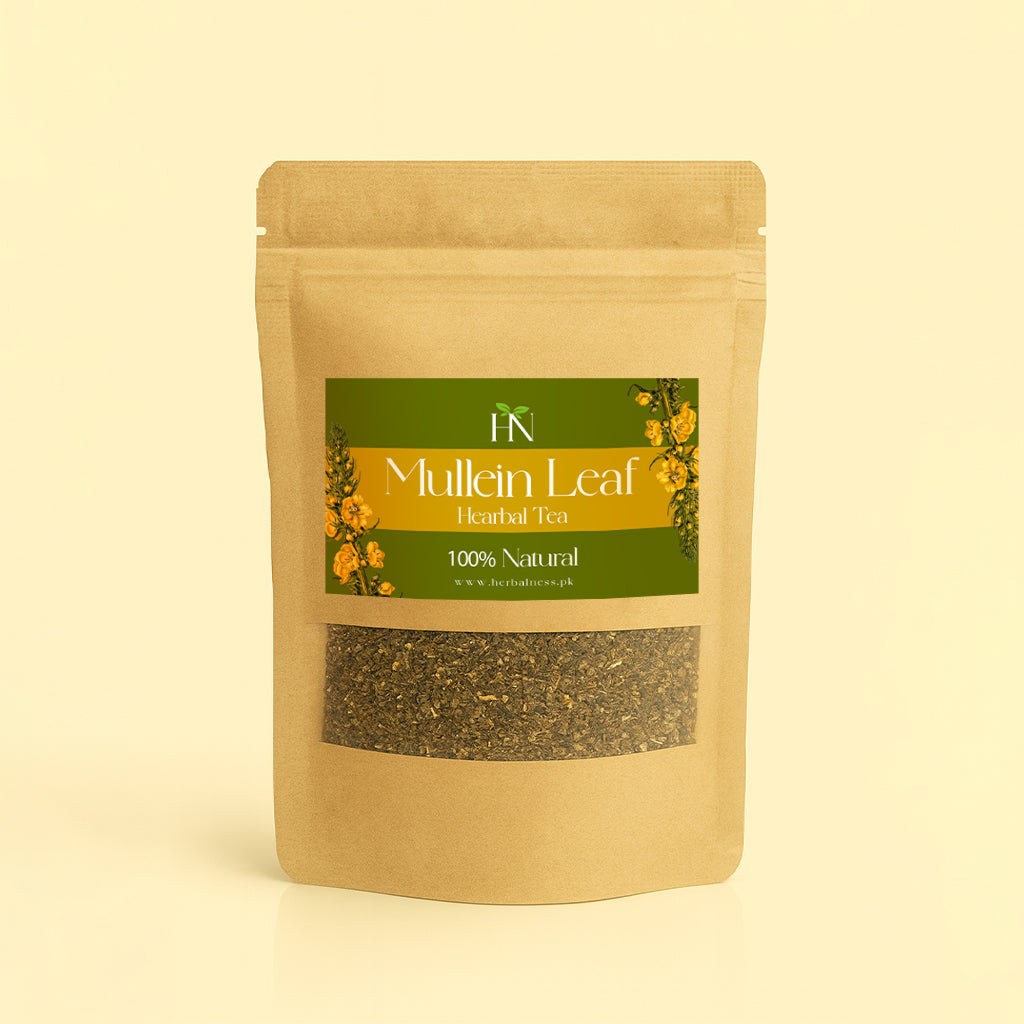 MULLEIN PURE LEAF TEA FOR LUNGS HEALTH (30 TEA CUPS) 100 GRAMS