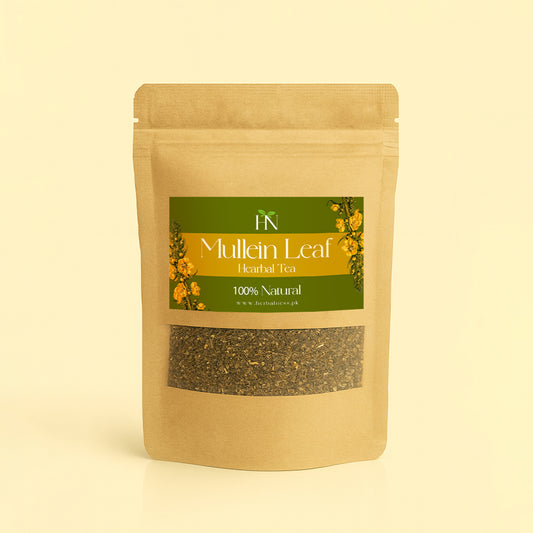 MULLEIN PURE LEAF TEA FOR LUNGS HEALTH (30 TEA CUPS) 100 GRAMS