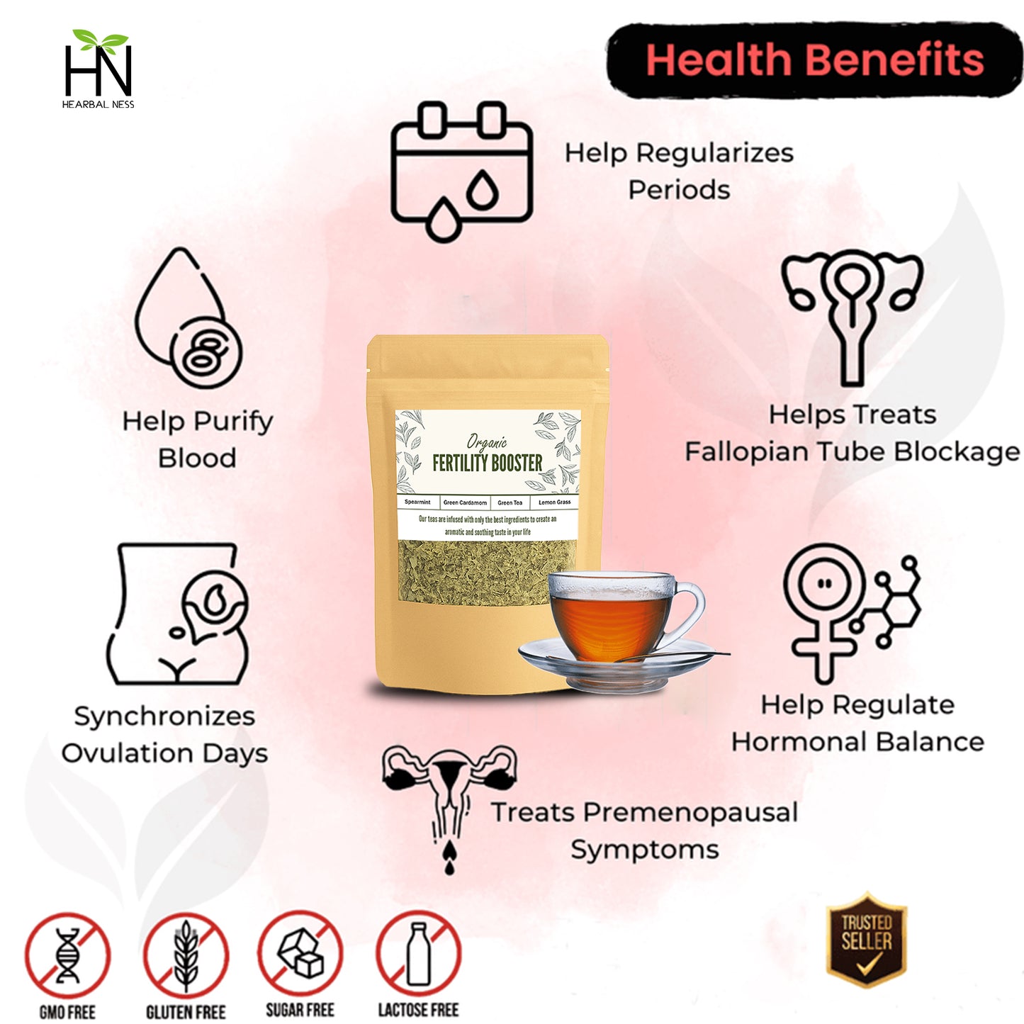 FERTILI TEA (30 TEA CUPS) 100 GRAMS